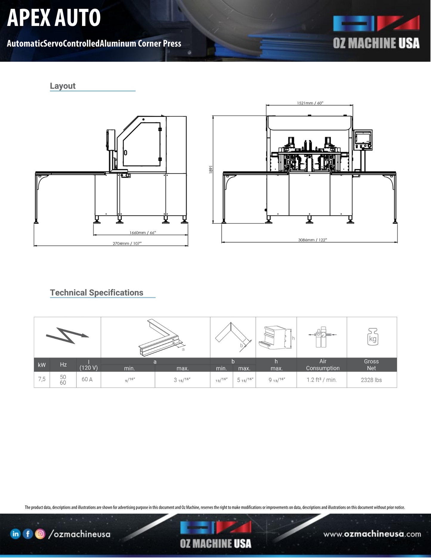 APEX AUTO Automatic Servo Controlled Aluminum Crimping Machine
