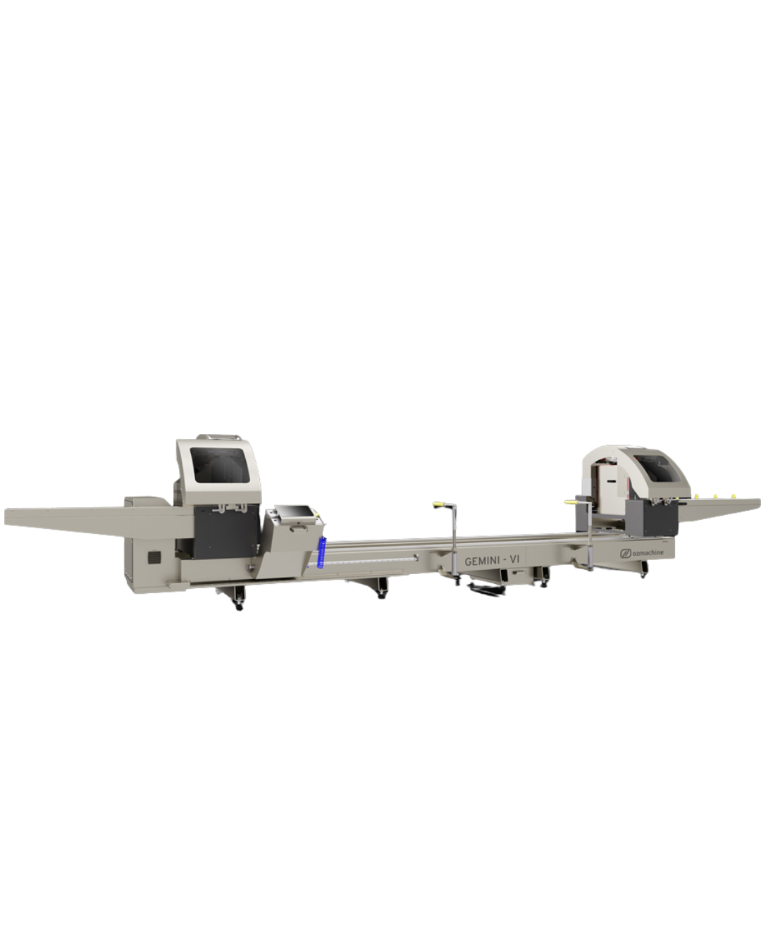GEMINI - VI Double Head Cutting Machine 24″ Blade – Automation with 3 Axis Servo Control