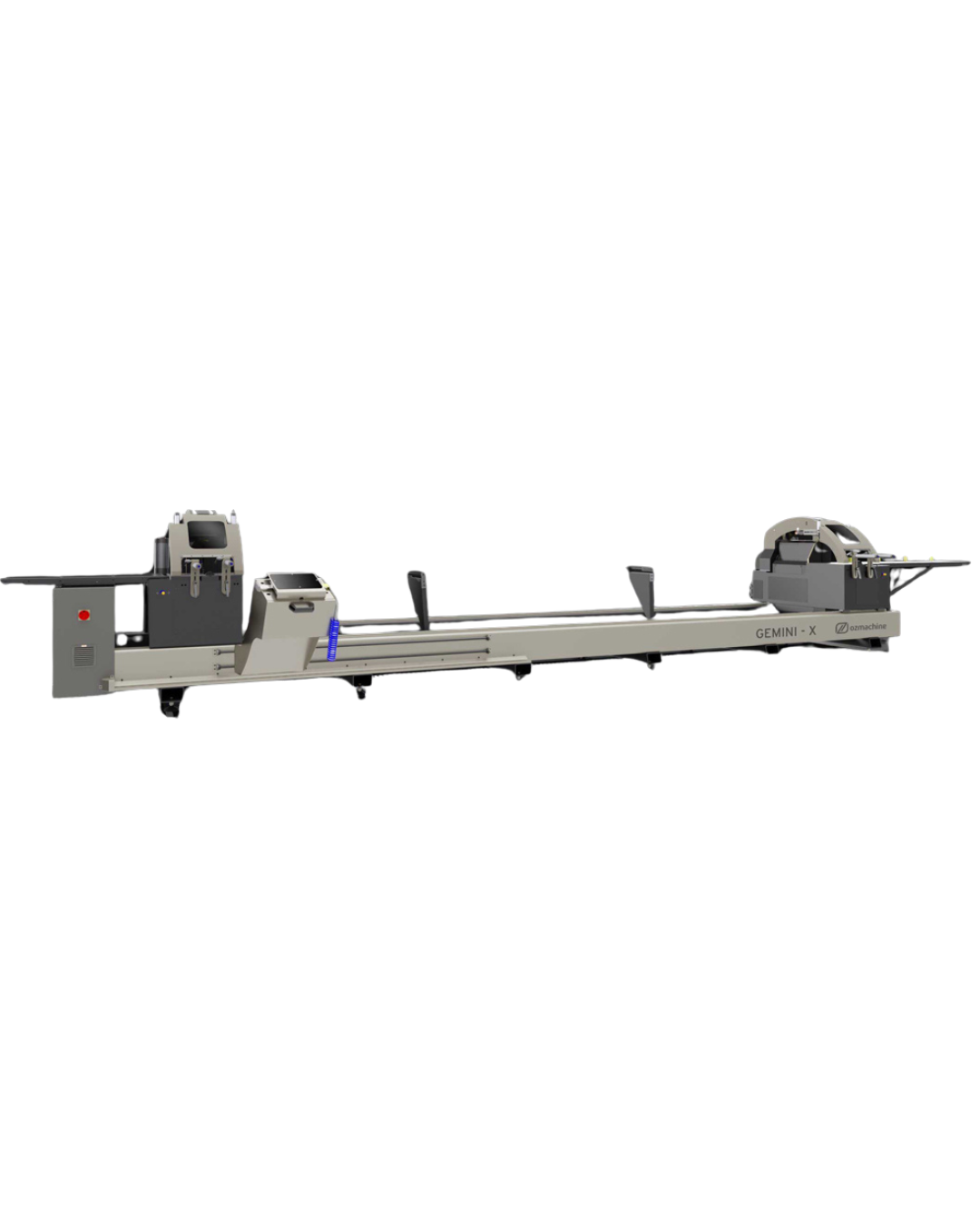 GEMINI - X Radial Double Head Cutting Machine 22″ Blade – Automation with 3 Axis Servo Control