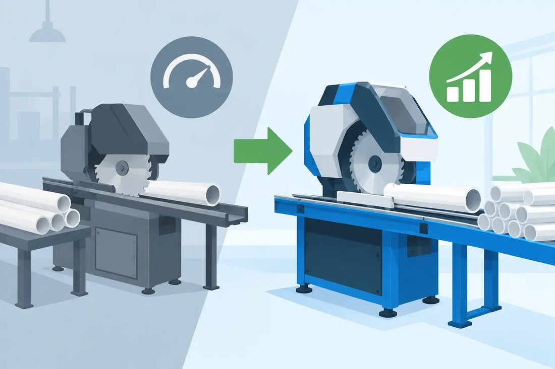 PVC Saw Upgrade Case Study for Higher Throughput