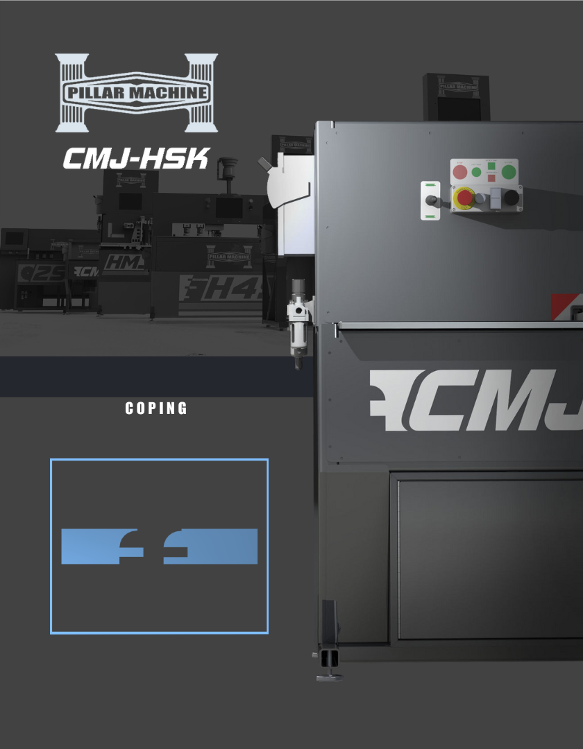 Pillar Coping Machine