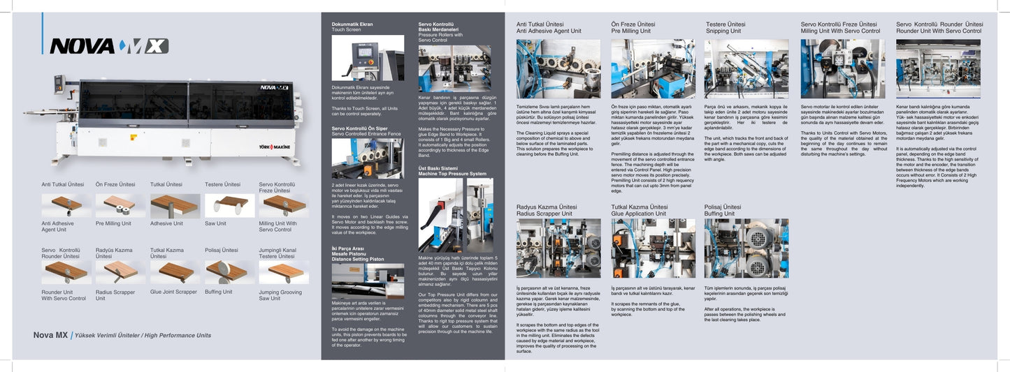 NOVA LX - High Performance Edge Banding Machine