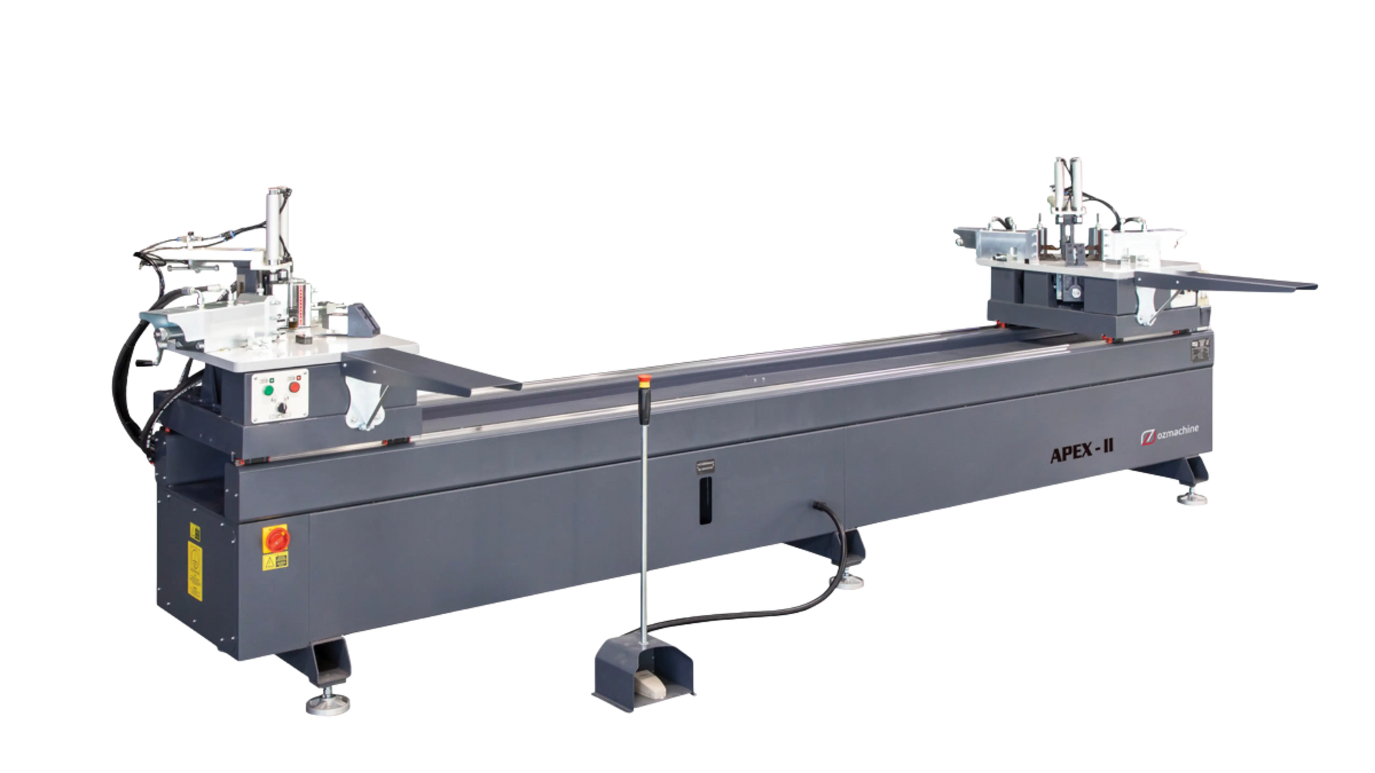 APEX II Double Head Aluminum Corner Crimping Machine OZ Machine USA