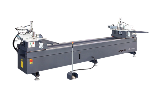 APEX II Double Head Aluminum Corner Crimping Machine OZ Machine USA