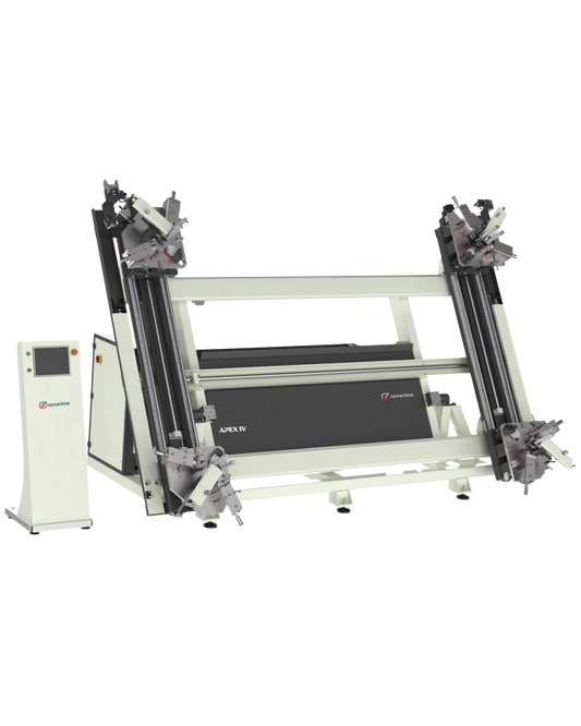 APEX IV Automatic Hydraulic Four Head Aluminum Corner Crimping Machine