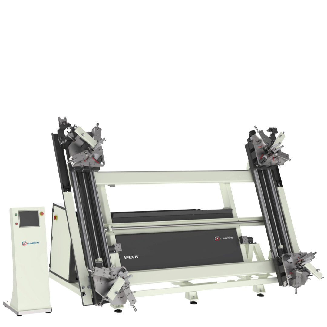 APEX IV Automatic Hydraulic Four Head Aluminum Corner Crimping Machine