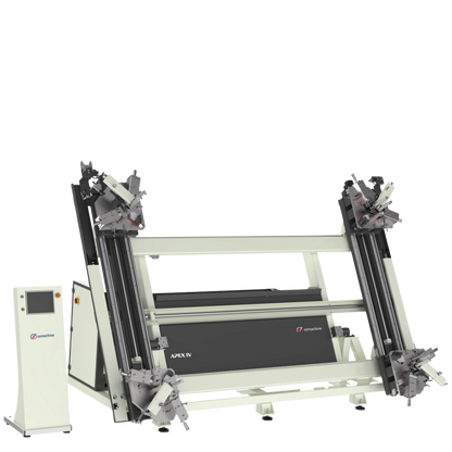 APEX IV Automatic Hydraulic Four Head Aluminum Corner Crimping Machine