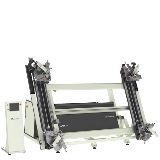 APEX IV Automatic Hydraulic Four Head Aluminum Corner Crimping Machine