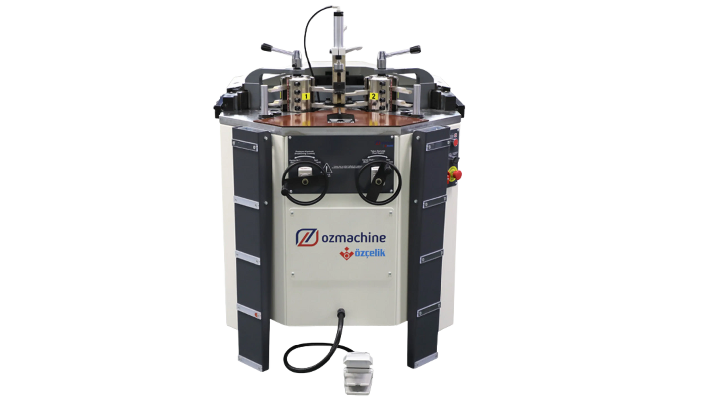 APEX I MULTI Automatic Hydraulic Aluminum Corner Crimping Machine OZ Machine USA