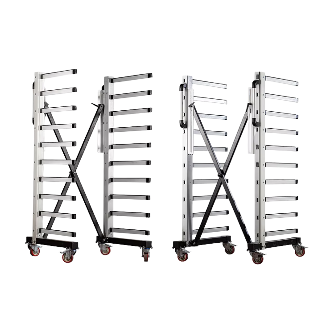 Cart X Scissor Model Trolley for Profiles in Vertical Position