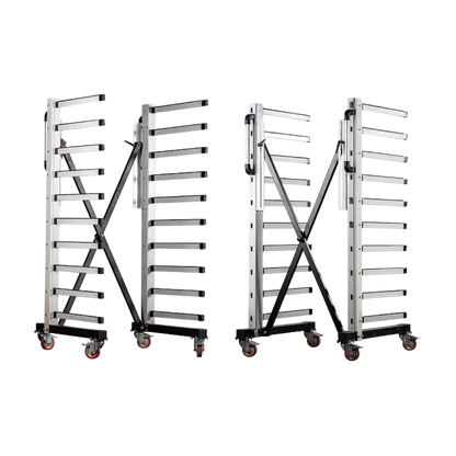 Cart X Scissor Model Trolley for Profiles in Vertical Position