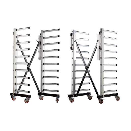 Cart X Scissor Model Trolley for Profiles in Vertical Position