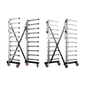 Cart X Scissor Model Trolley for Profiles in Vertical Position