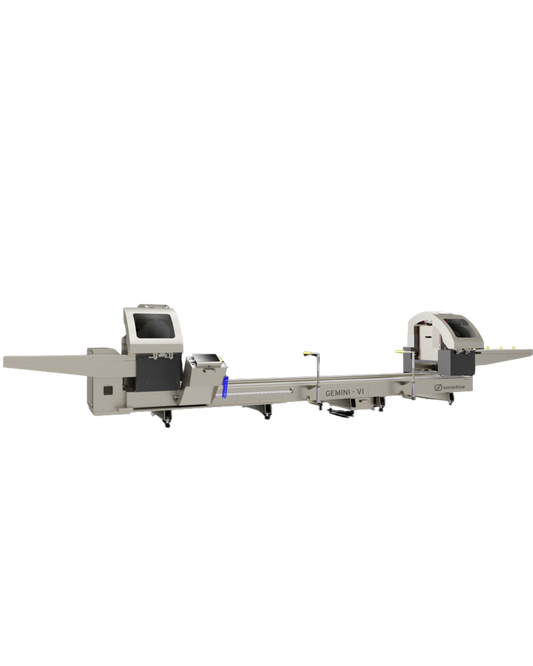GEMINI - VI Double Head Cutting Machine 24″ Blade – Automation with 3 Axis Servo Control