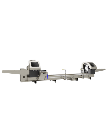 GEMINI - V R Double Head Cutting Machine 22″ Blade – Automation with 3 Axis Servo Control