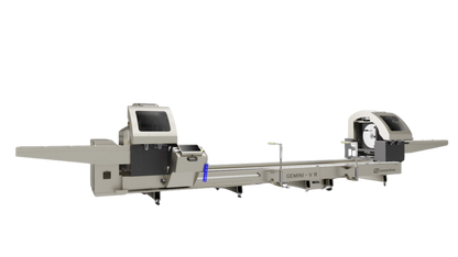 GEMINI V R Double Head Saw 22″ Blade Automation OZ Machine USA