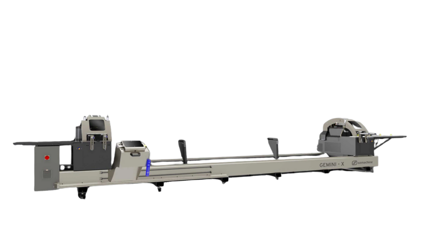GEMINI X Radial Double Head Saw 22″ Blade Automation OZ Machine USA