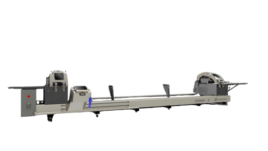 GEMINI X Radial Double Head Saw 22″ Blade Automation OZ Machine USA