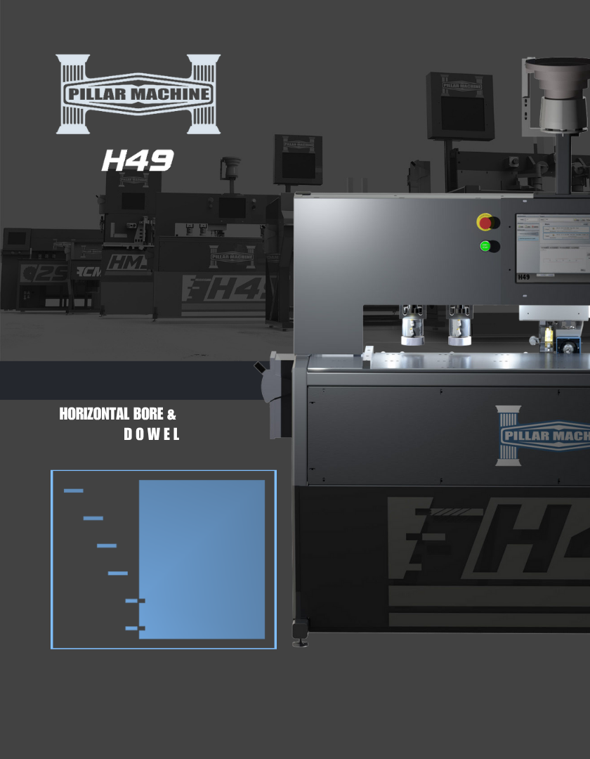 Pillar Horizontal Bore & Dowel Insertion Machine