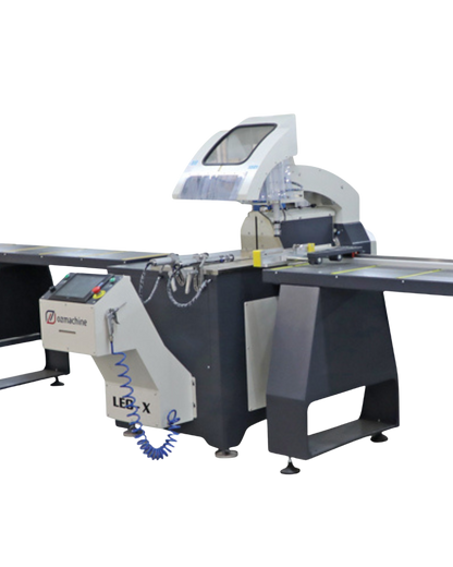 LEO X Radial Cutting Machine 22″ Blade – Automation with 2 Axis Servo Controlled