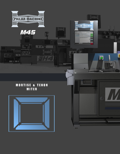 Pillar Miter Machine: Mortise & Tenon Miter Doors