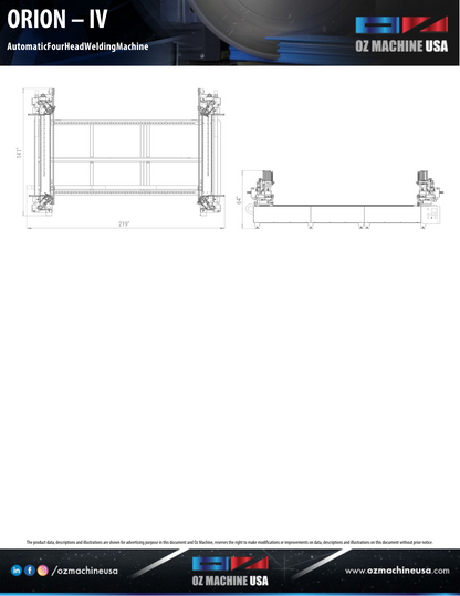 ORION - IV Automatic Four Head Welding Machine